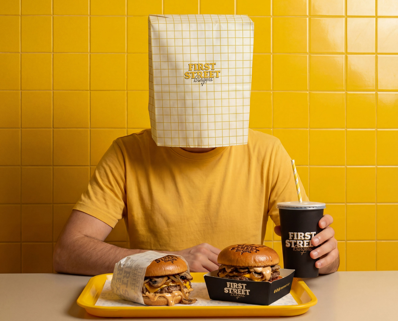 First Street Burgers - Brand & Packaging Design