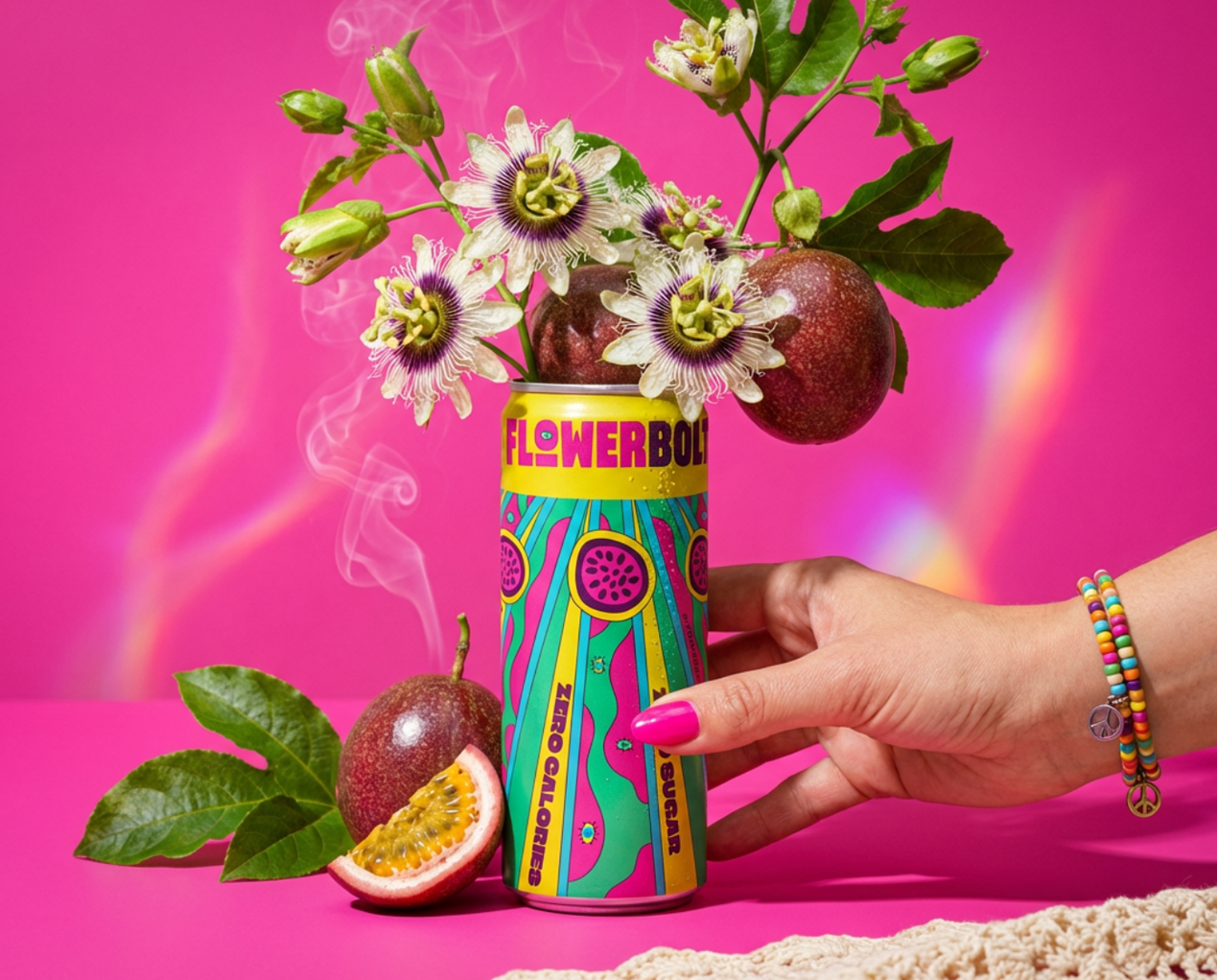 FlowerBolt Energy Drink - Energy Drink Brand & Packaging Design