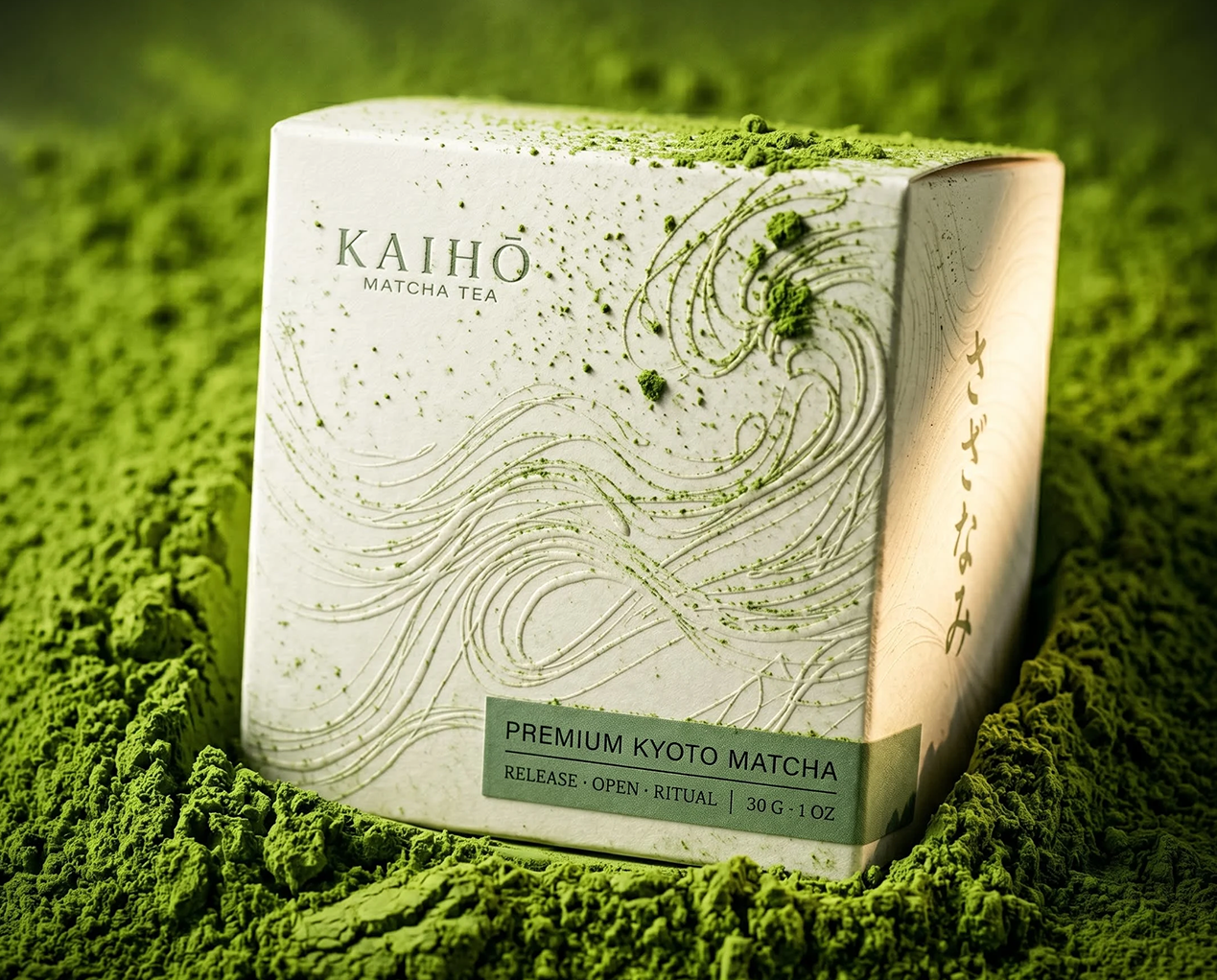 KAIHŌ Matcha Tea Branding & Packaging